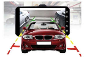 busybestbuy לרכב  Touch Screen Dash Cam 4" 1080P Dual Lens Car DVR Recorder Front and Rear Camera